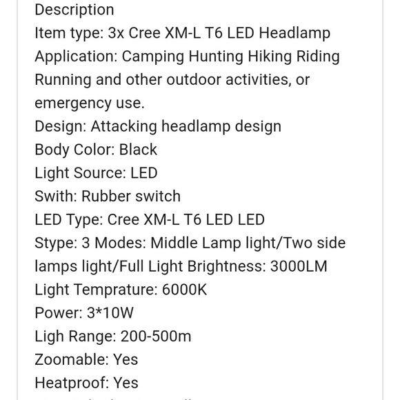 Waterproof LED Headlight - Picture 4 of 4